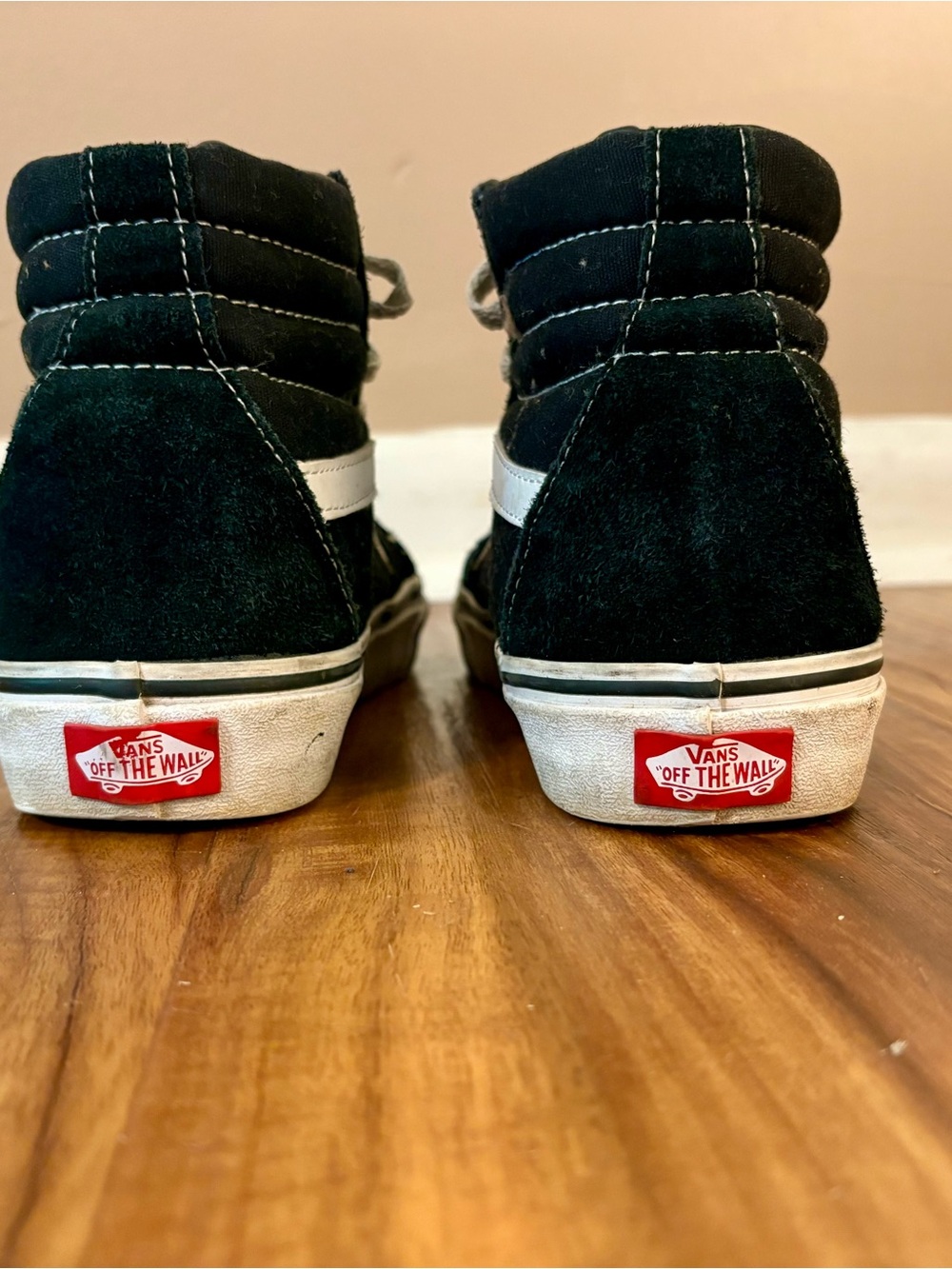 Vans Black and White High-Top Sneakers - Picture 3 of 5